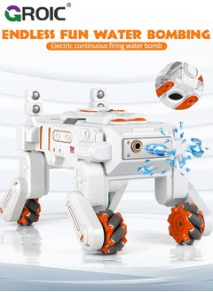 GROIC RC Tank Car Shooting Water Bullets, Remote Control Stunt Vehicle Robot Dog Mechanical, That Shoots Gesture 360° All Terrain Bullets  - Image 3