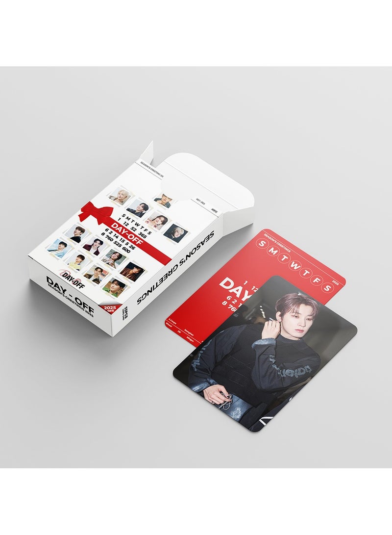 55Pcs SEVENTEEN DAY-OFF LOMO Cards 2025 SEASON'S GREETINGS  ALbum PhotoCards K-pop SEV Collectors Poster - Image 4