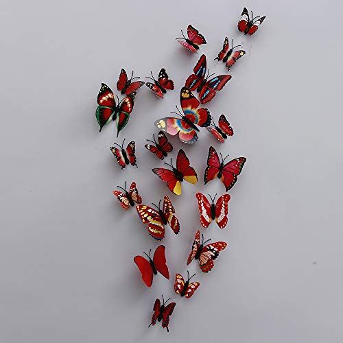 Rangoli Butterfly Wall Stick or Magnet for Home, Office, Kids Room Décor Self Adhesive Removable PVC. Design-7 - Image 1