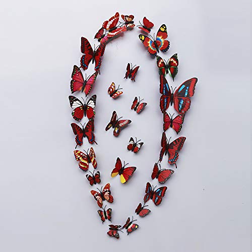 Rangoli Butterfly Wall Stick or Magnet for Home, Office, Kids Room Décor Self Adhesive Removable PVC. Design-7 - Image 3