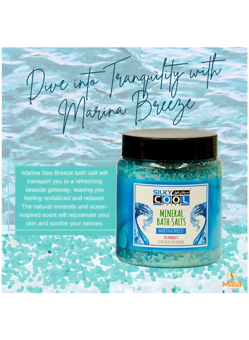 Silky Cool Extra Mineral Bath Salts Marina Breeze - Image 2