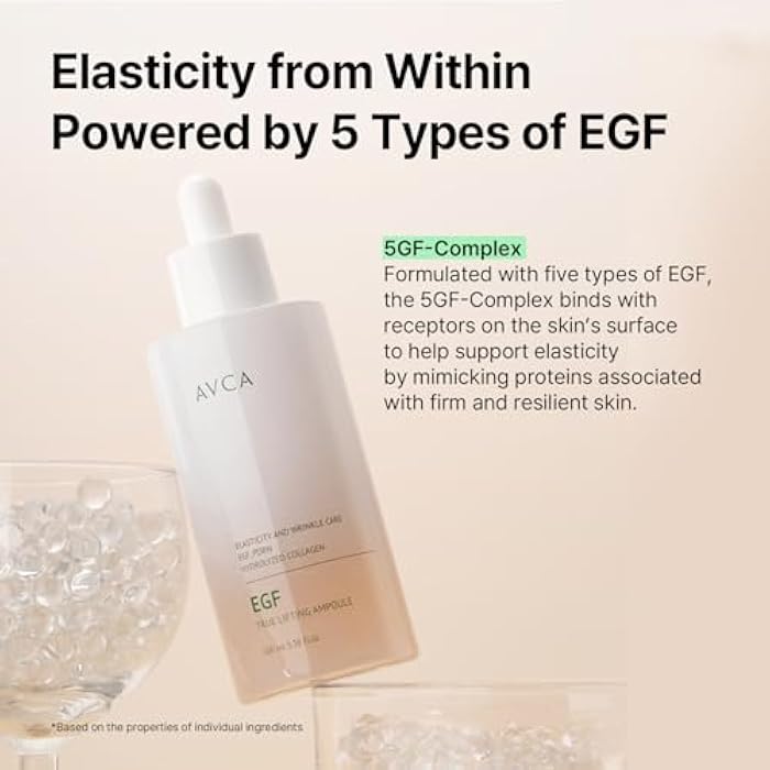 AVCA EGF & PDRN Lifting Serum 100ml(3.38 fl. oz) – Firming & Elasticity Support with Hydrolyzed Collagen + Panthenol, Improves Look of Fine Lines, K-Beauty - Image 3