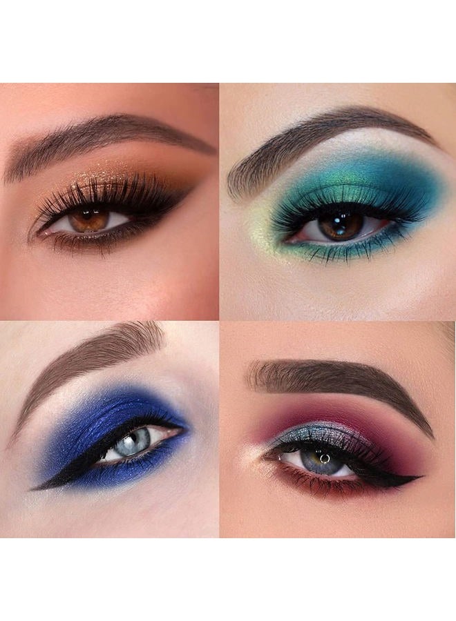 VERONNI طقم مكياج ظلال العيون 252 لون 3 طبقات عالية الصبغة غير اللامعة واللامعة طقم مكياج كامل للعيون صندوق ظلال العيون مجموعة مستحضرات التجميل النهائية - Image 4