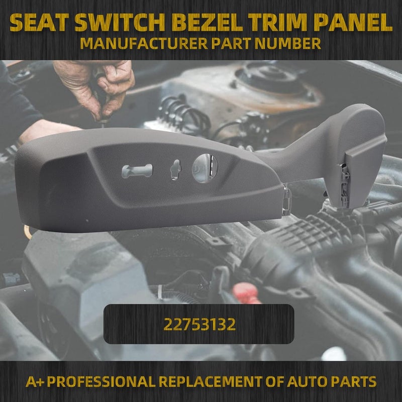Dasbecan Left Driver Side Seat Switch Bezel Trim Panel for Chevrolet Malibu - Image 2