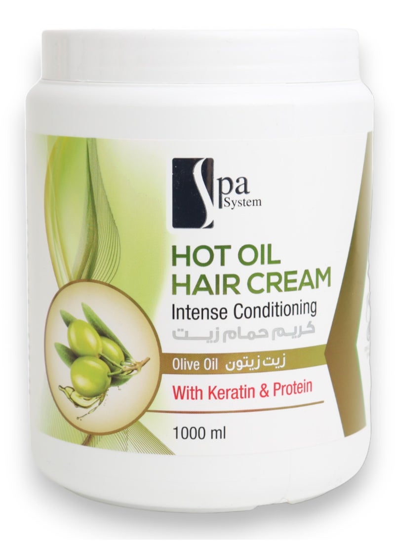Spa System Olive Oil Hot Oil Hair Cream 