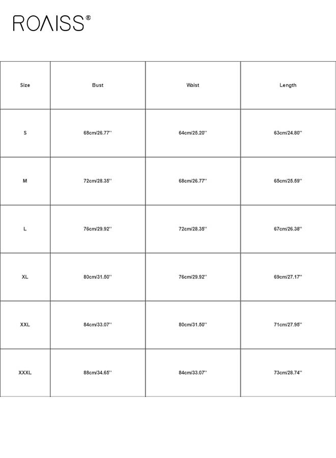 roaiss Satin Lace Patchwork Nightdress for Women V Neck Embroidery Mesh Chemise Lingerie Dress Ladies for Night or Party Wear Summer Dress for Ladies Sleeveless Suspender Skirt Black Red - Image 4