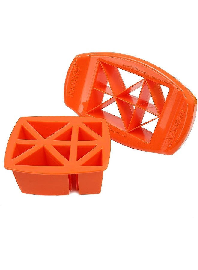 FunBites (orange) - Triangles - Cuts kids' food into fun-shaped bite-sized pieces - Image 4