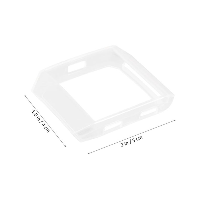 Transparent Gray Protective Case for Ionic Smart Watch Anti Fall Flexible Soft TPU Silicone Cover - Image 3
