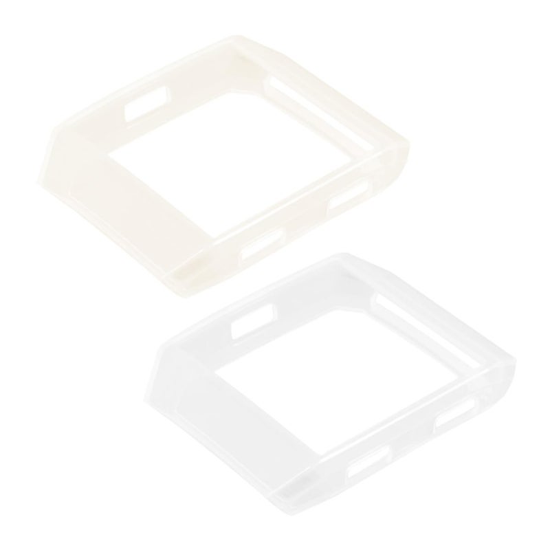 Transparent Gray Protective Case for Ionic Smart Watch Anti Fall Flexible Soft TPU Silicone Cover - Image 2