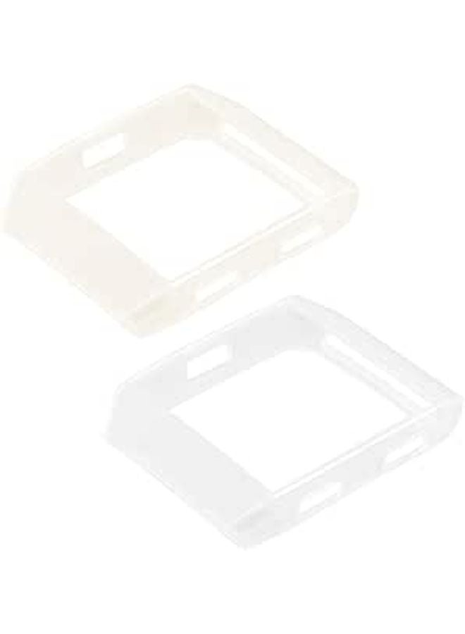 Transparent Gray Protective Case for Ionic Smart Watch Anti Fall Flexible Soft TPU Silicone Cover - Image 1