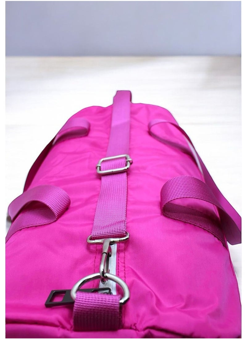 SportQ - Gym bag for women and men, a bag with the letters “Pink” pattern made of Oxford cloth, a large-capacity crossbody bag, a sports duffle bag, a shoulder bag for training, travel and yoga, by SportQ - Image 1