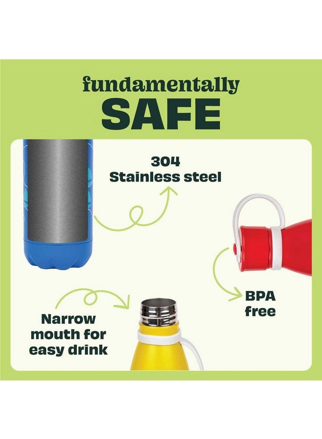 Basil Stainless Steel Water Bottle for Kids, 500 ml | Thermo Steel 24 Hour Cold and 12 Hour Hot | for Boys & Girls - School and Outdoor, Blue Boat - Image 3