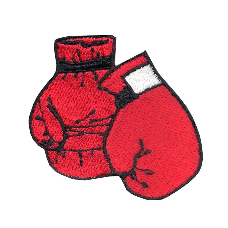 Patch Collection Boxing Gloves Patch Fight Champ Iron On Embroidered 
