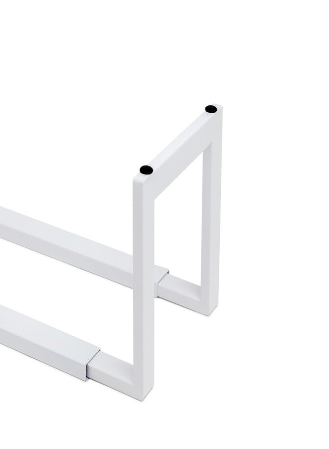 QUALIAZERO Expandable Shoe Rack Organizer for Closets, Entryways, Hallways, Bedrooms, Living Rooms, Kitchens, Bathrooms, Laundry Rooms (SATIN SNOW, 1 PACK) - Image 5