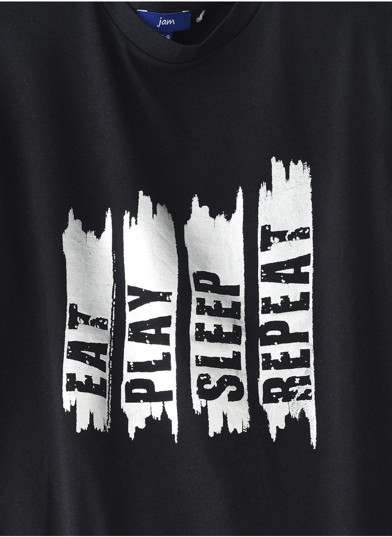 JAM Knit full slv t-shirt with print  - Image 3