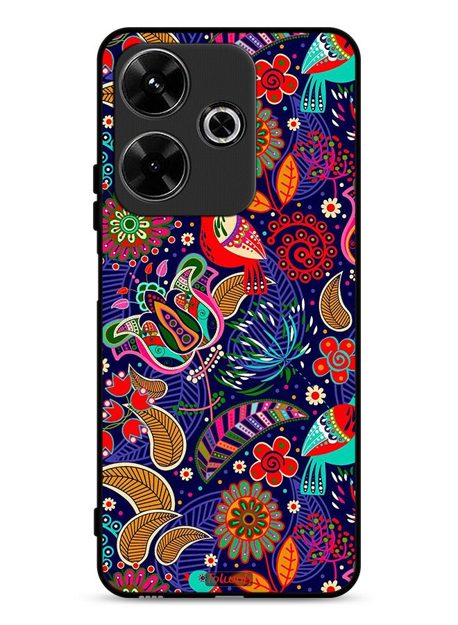 Tolwak Xiaomi Redmi 13 4G Protective Case Cover Birds And Floral Pattern - Image 1
