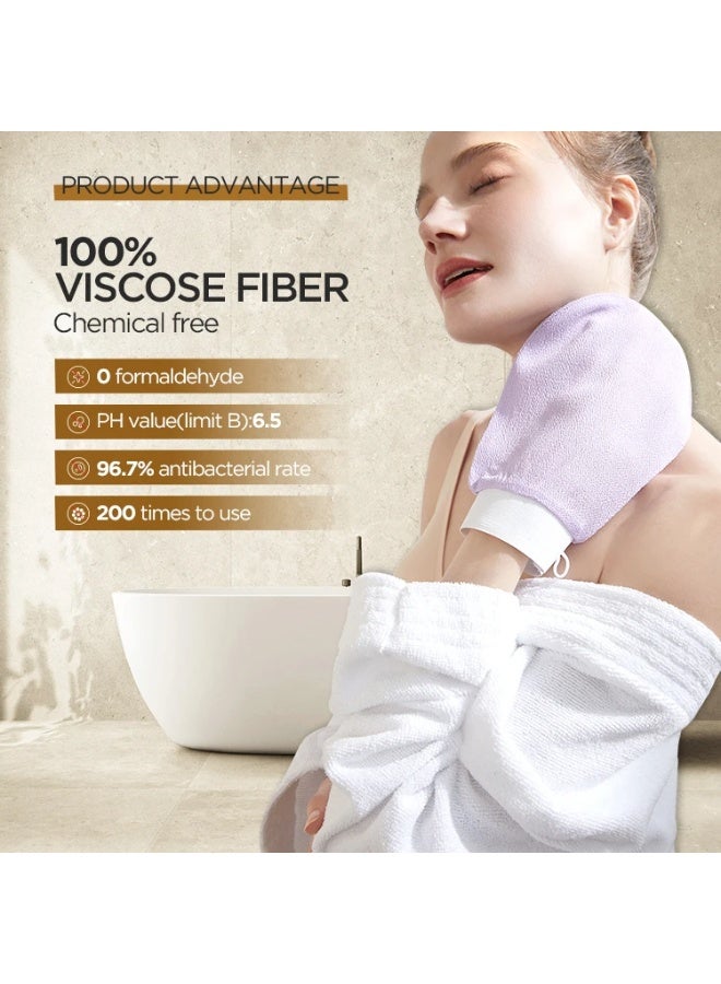 Exfoliating Glove – Korean Body Scrubber Mitt Dead Skin Remover for Deep Exfoliation – Improves Circulation & Helps with Keratosis Pilaris KP – 1 Piece - Image 2