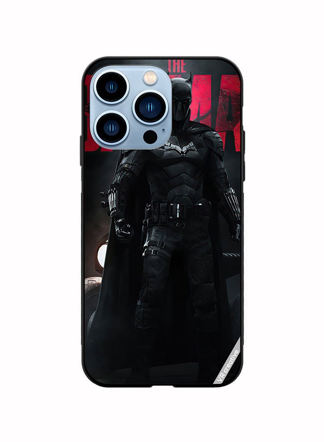 VR CREATIVE غطاء حماية لهاتف آبل آيفون 14 برو ماكس بتصميم باتمان متعدد الألوان - Image 1