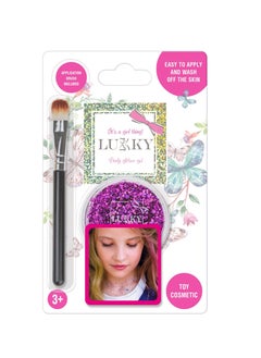 LUKKY Lukky Body Glitter Gel with Brush - Purple 25ml  - Image 1