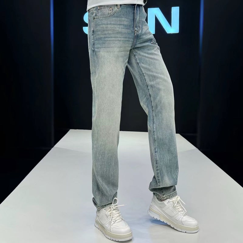 Unisex Classic Denim Jeans Loose Fit Daily Outdoor Wear - Image 3