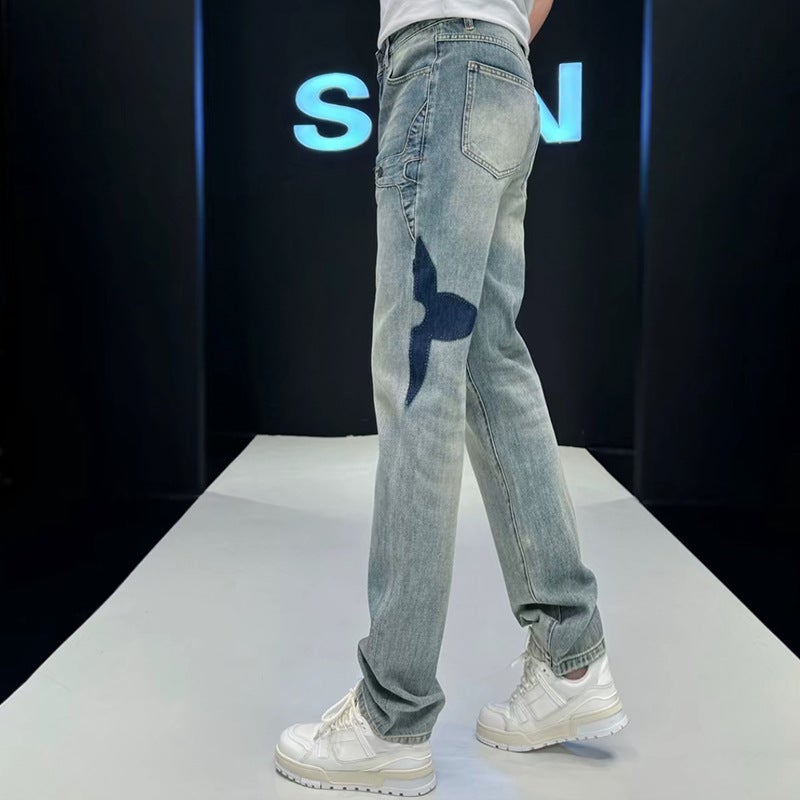 Unisex Classic Denim Jeans Loose Fit Daily Outdoor Wear - Image 4