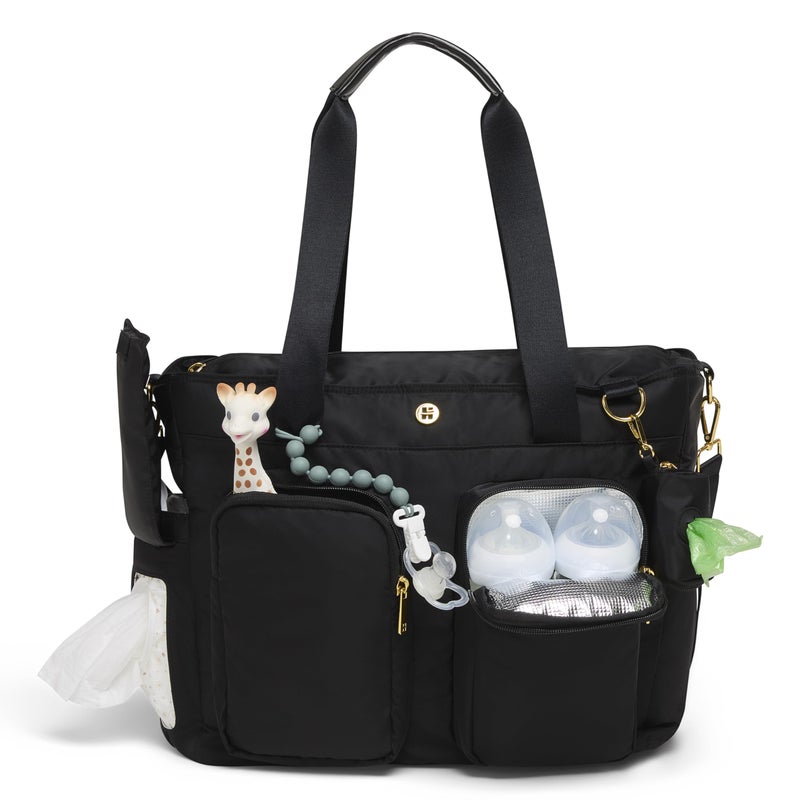 Huggies Carry All Weekender Tote Diaper Bag, Black - Image 1
