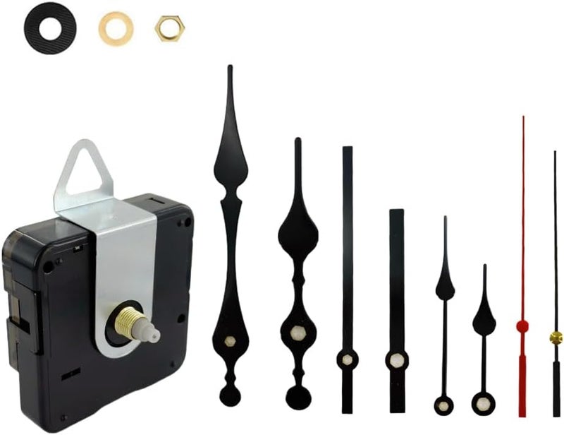 Aloneaka Clock Mechanism Replacement - Quartz Battery Operated Movement Silent Clocks Kit DIY Repair Parts (22mm) - Image 1