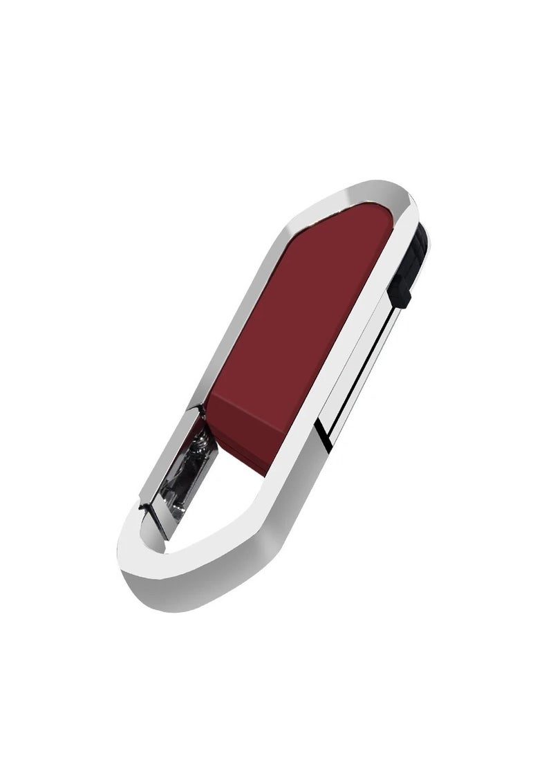 AROAQ USB Flash Drive, Portable Metal Thumb Drive with Keychain, USB 2.0 Flash Drive Memory Stick, Convenient and Fast Pen Thumb U Disk for External Data Storage, (1pc 64GB Red)  - Image 1