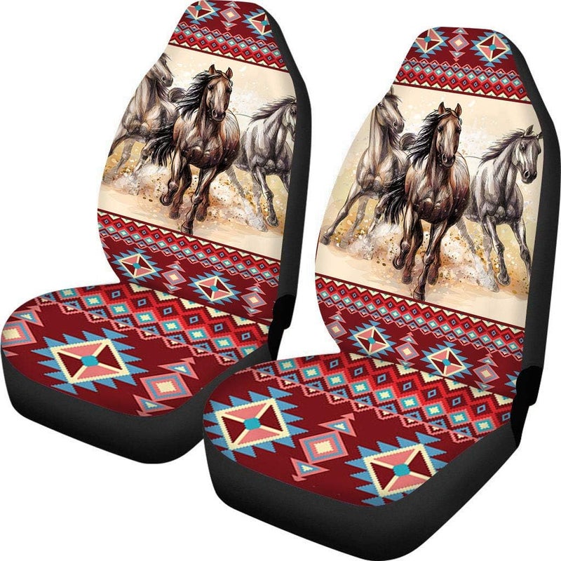 LedBack Native Tribal Horse Print Seat Covers - Image 2