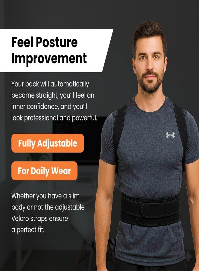 Sifoz Free Size Posture Corrector for Men & Women | Breathable Back & Shoulder Support Belt | Helps Improve Posture & Reduce Back Pain - Image 4
