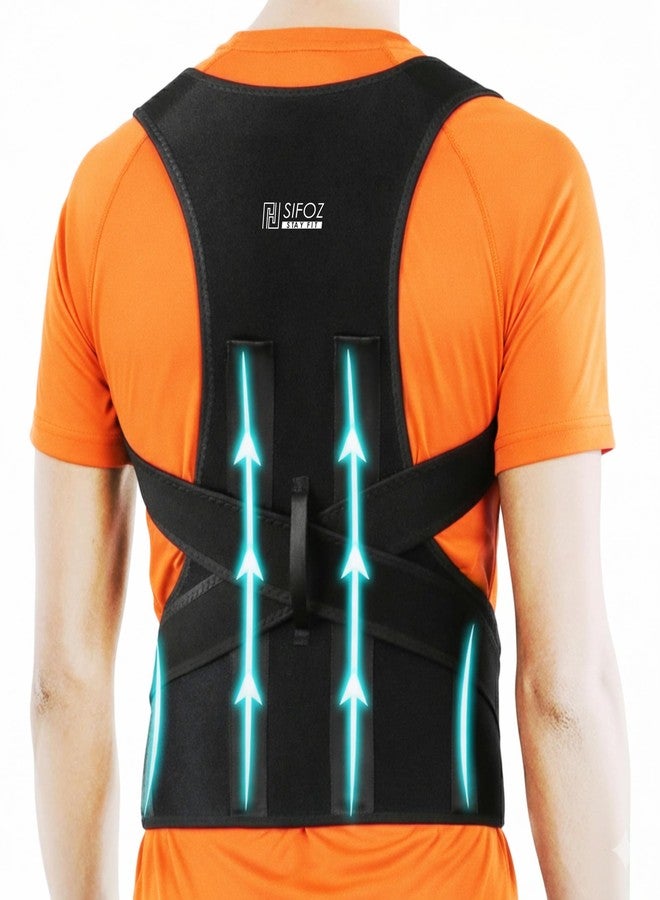 Sifoz Free Size Posture Corrector for Men & Women | Breathable Back & Shoulder Support Belt | Helps Improve Posture & Reduce Back Pain - Image 1