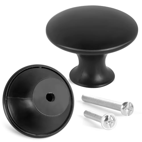 Romeda 18 Piece Drawer Knobs, Black Cabinet Knobs with Screw, 30mm Drawer Pulls for Dresser, Kitchen, and Cabinet Drawers - Image 5