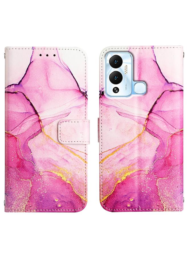 Zaboon Case For Infinix Hot 12 Play / 12 Play NFC PT003 Marble Pattern Flip Leather Phone Case - Image 2