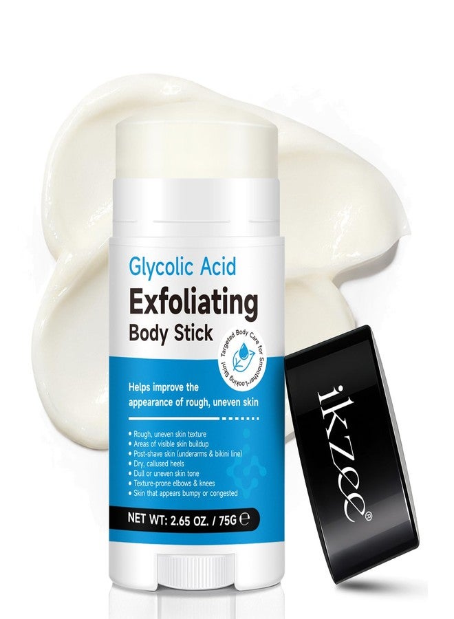 teerova Exfoliating Body Stick with Glycolic Acid, Solid Non-Sticky No resin Formula, Smooth & Soft Nourish Dry Rough Skin - Image 1
