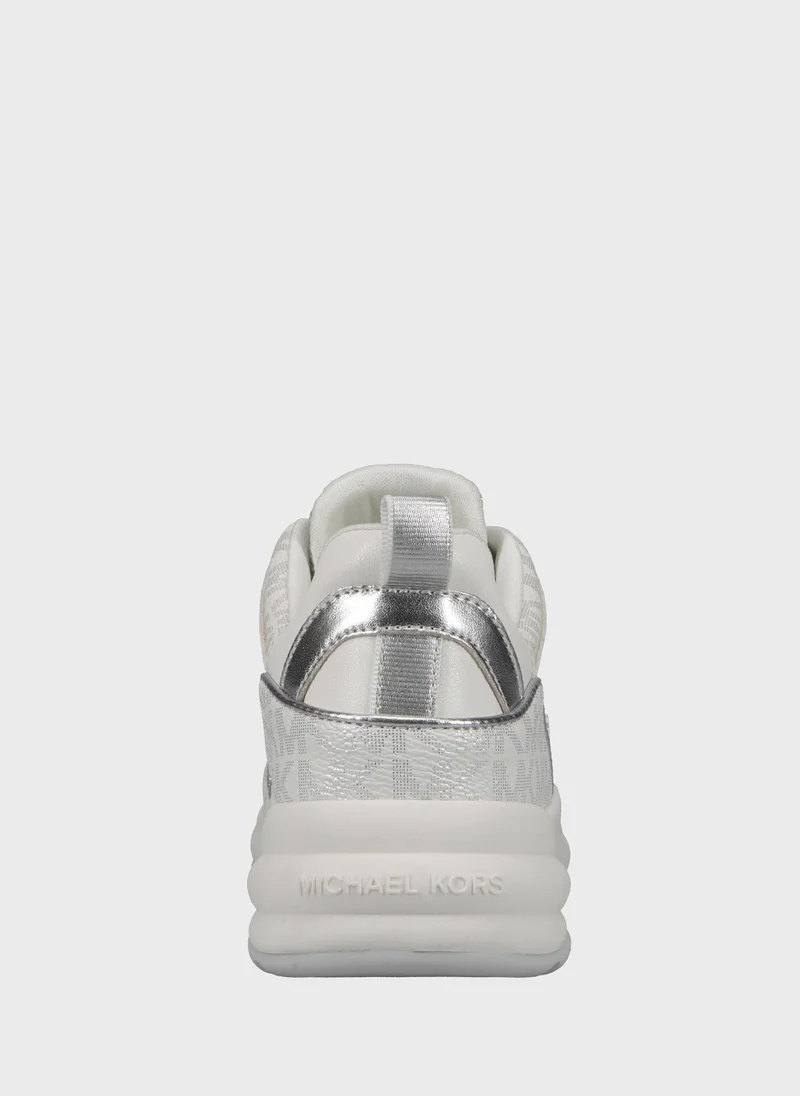 Michael Kors Youth Olympia High Top Lace Up Sneakers