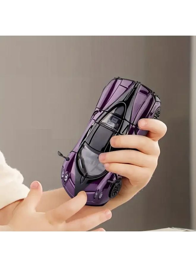 Sound Of The Night Black Pull Back Alloy Supercar Model Toy Car For Kids And Collectors - Image 5