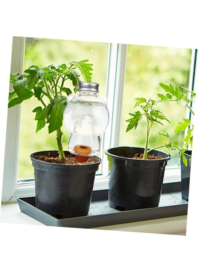 PTTIMFFM 3 PCS Self Watering Globes for Plants, 400ml Automatic Plant Watering Stakes, Cute Bear Shape Watering Bulbs for Potted Plants - Image 3
