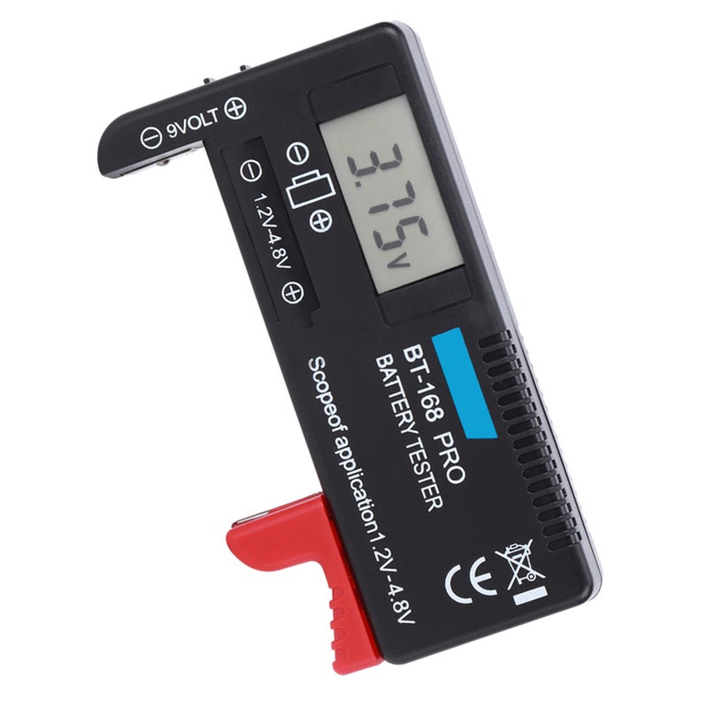 مختبر بطاريات رقمي بشاشة LCD BT‑168PRO – مراجع بطاريات 1.2 فولت إلى 4.8 فولت للبطاريات الصغيرة والبطاريات الزرية - Image 3