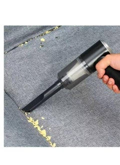 Generic Mini handheld vacuum cleaner, portable and rechargeable Cordless Vacuum Cleaner with LED and USB lighting, car and home keyboard vacuum cleaner and pet hair removal black from Rana store  - Image 3