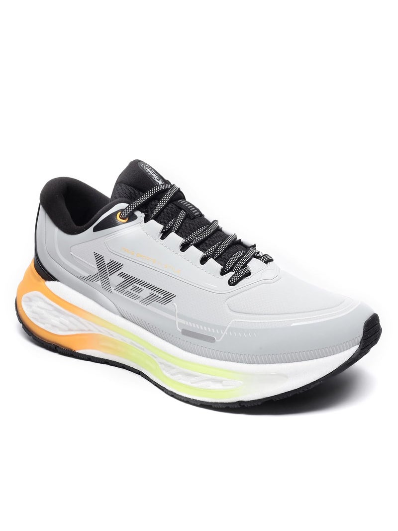 XTEP Moon Grey,Foggy Grey Water Proof & Snow Protection Heels Running Shoes for Men Euro- 40 - Image 1