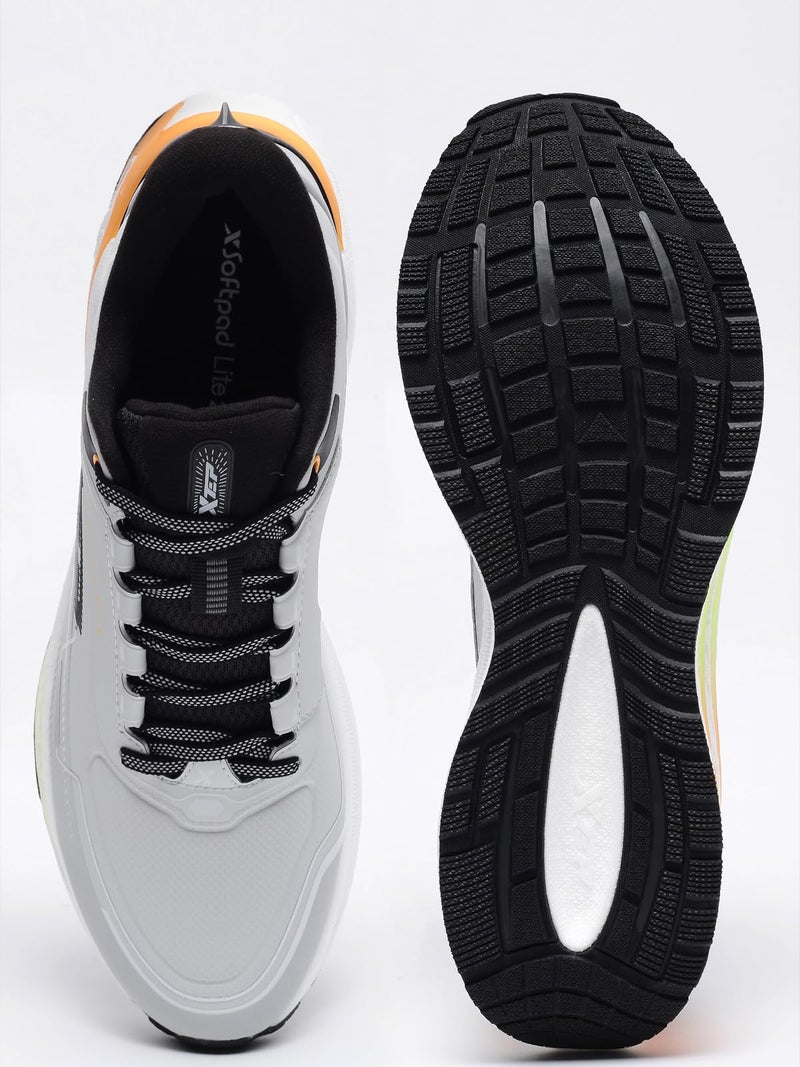 XTEP Moon Grey,Foggy Grey Water Proof & Snow Protection Heels Running Shoes for Men Euro- 40 - Image 5
