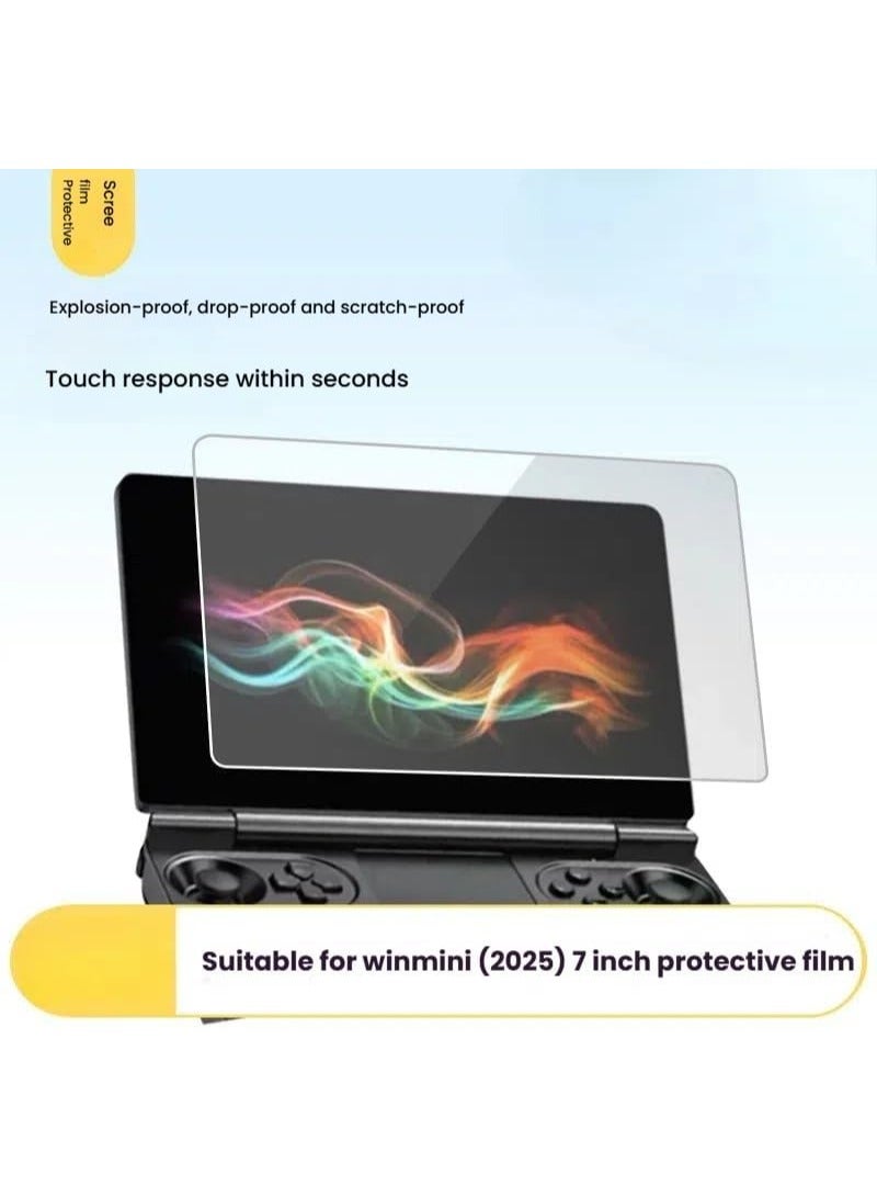 عام **طقم مزدوج لشاشة GPD Win Mini (2025) 7 بوصة - حماية شاشة عالية الوضوح مقاومة للخدوش للتابلت الإلكتروني** - Image 2