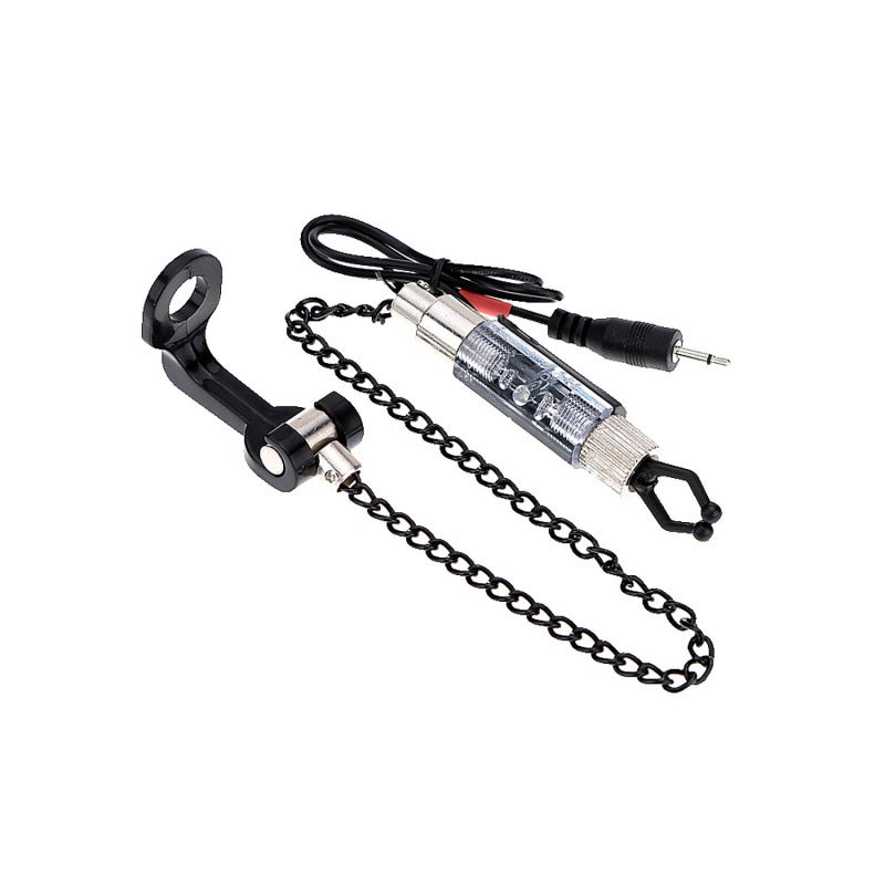 COONOR Iron Fishing Bite Alarm Chain Hanger Swinger LED Illuminated Indicator - Image 1