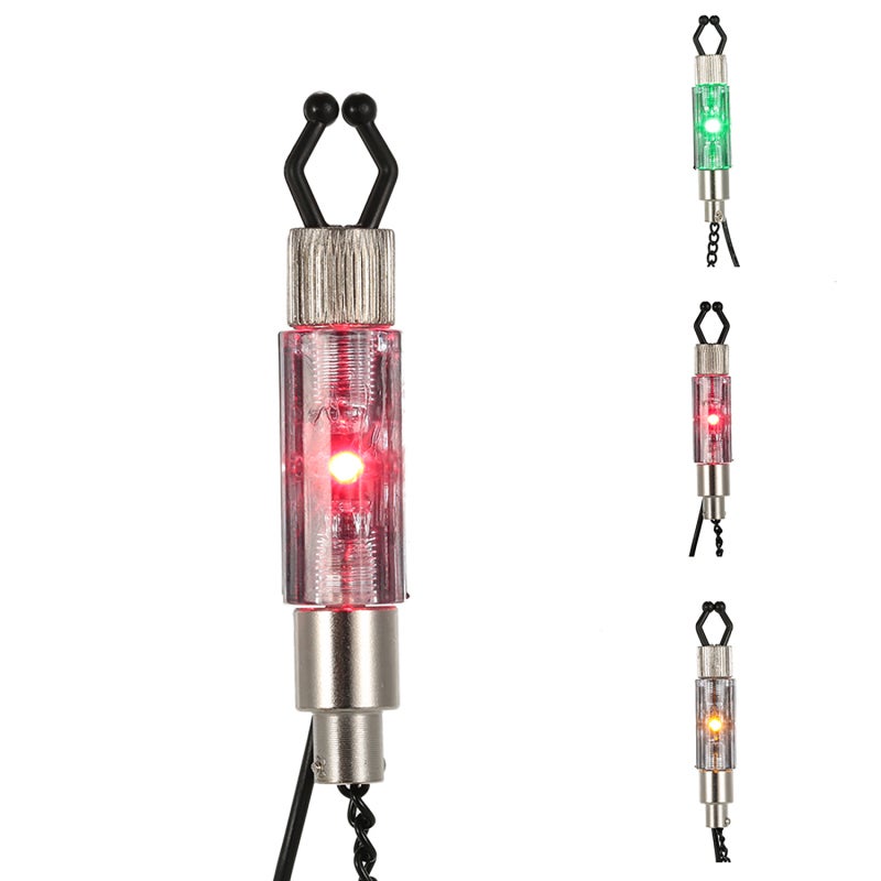 COONOR Iron Fishing Bite Alarm Chain Hanger Swinger LED Illuminated Indicator - Image 4
