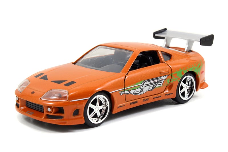 Jada Fast & Furious 1:32 1995 Toyota Supra Die-Cast Car, Toys for Kids and Adults(Orange) - Image 1