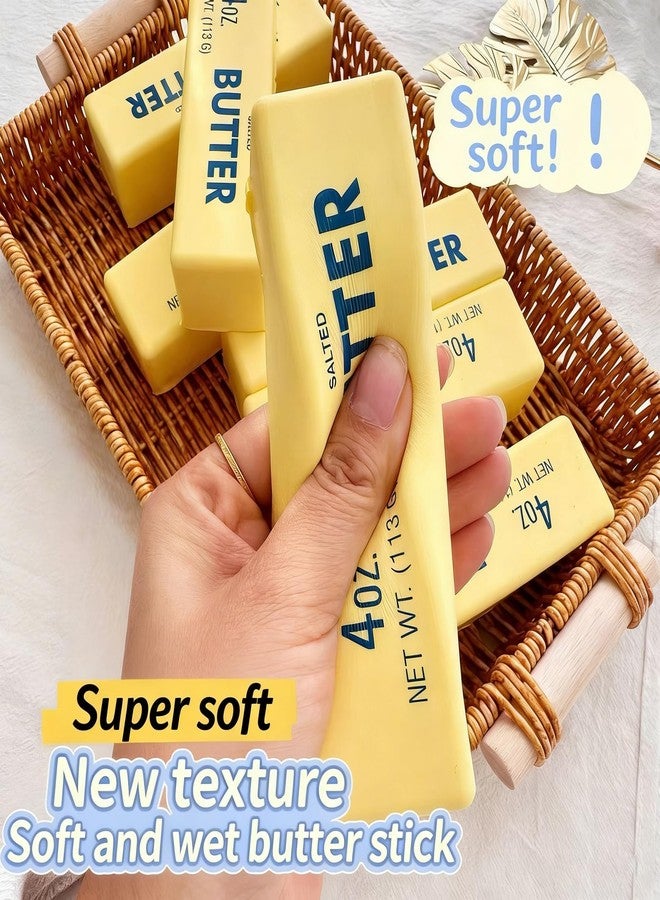 Orandan 2 Pack Slow Rising Squishy Butter Stick, Slow Rising Squeeze Stress Relief Squishies for Office & Desk Use, Food Fidget Toy for Office School - Image 4