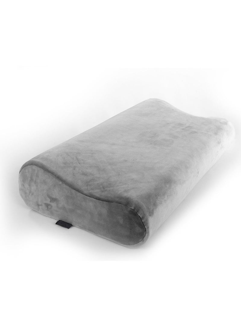 Max Comfort Max Comfort Memory Foam USA Neck Pain Prevention Pillow (50x30 x 11, Gray)  - Image 1