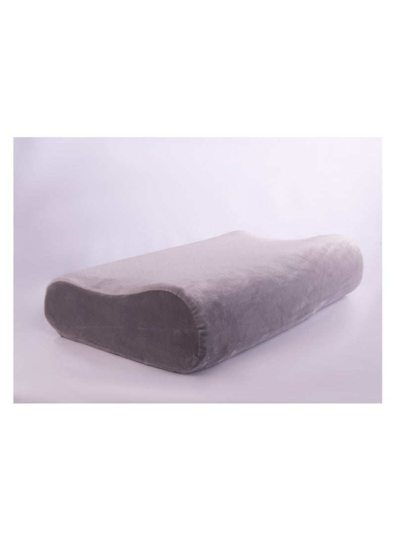 Max Comfort Max Comfort Memory Foam USA Neck Pain Prevention Pillow (50x30 x 11, Gray)  - Image 3