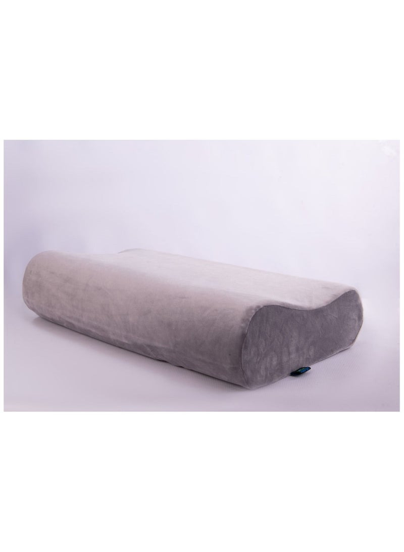 Max Comfort Max Comfort Memory Foam USA Neck Pain Prevention Pillow (50x30 x 11, Gray)  - Image 4
