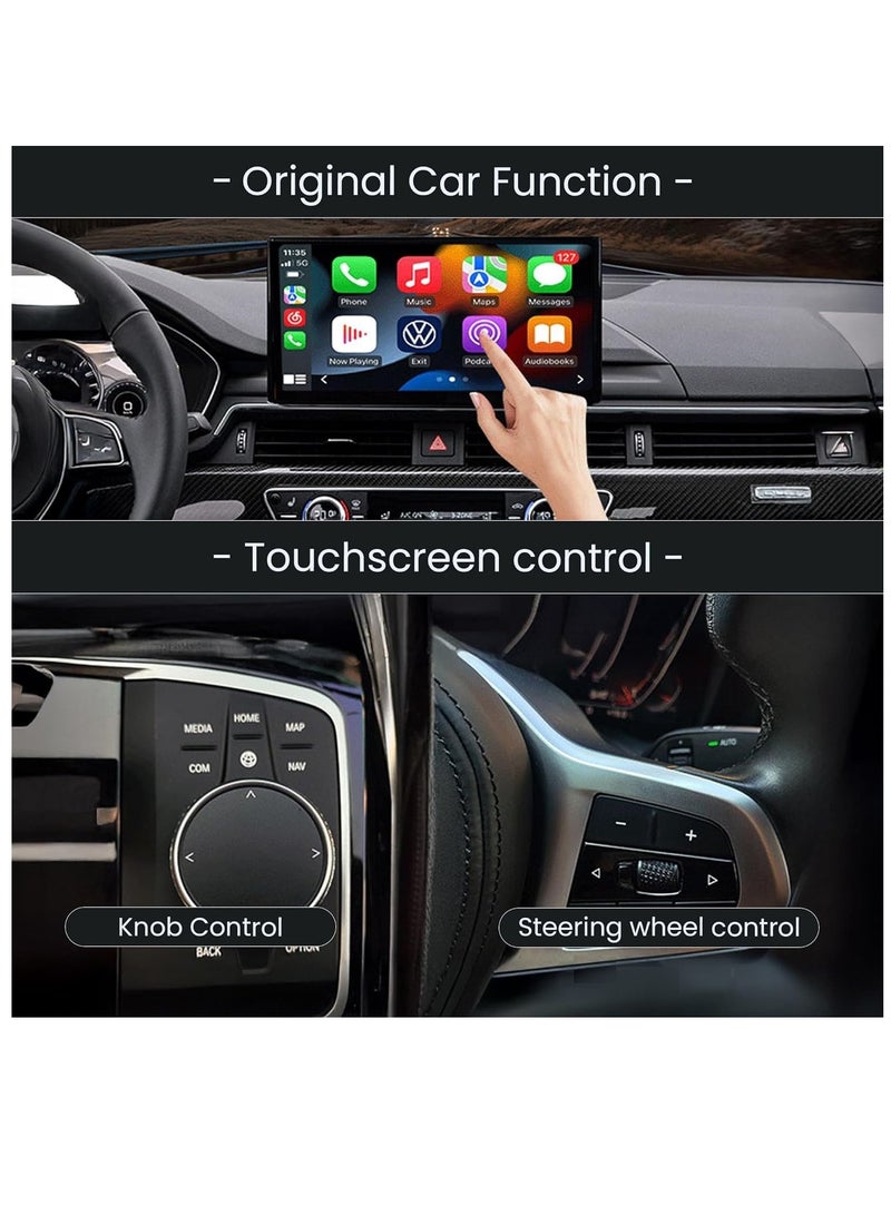 RATSAW Wireless CarPlay Adapter 2025 Upgrade Plug and Play USB Dongle, Convert Wired CarPlay Android Auto to Wireless, No Latency, Fast Connection, USB Dongle, 5 GHz WiFi, High-End Chipset For iPhone and Android Phones - Image 2